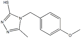 4-[(4-methoxyphenyl)methyl]-5-methyl-4H-1,2,4-triazole-3-thiol