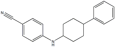 4-[(4-phenylcyclohexyl)amino]benzonitrile Structure