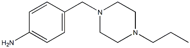 4-[(4-propylpiperazin-1-yl)methyl]aniline Structure