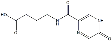 4-[(5-oxo-4,5-dihydropyrazin-2-yl)formamido]butanoic acid 结构式