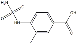 4-[(aminosulfonyl)amino]-3-methylbenzoic acid Struktur