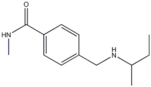  4-[(butan-2-ylamino)methyl]-N-methylbenzamide