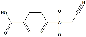 4-[(cyanomethyl)sulfonyl]benzoic acid Structure