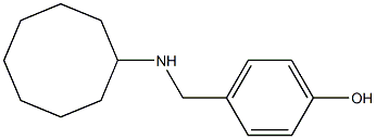 4-[(cyclooctylamino)methyl]phenol Structure