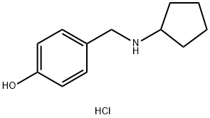 4-[(cyclopentylamino)methyl]phenol Struktur