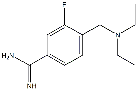 4-[(diethylamino)methyl]-3-fluorobenzenecarboximidamide Structure
