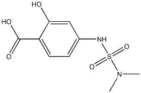 4-[(dimethylsulfamoyl)amino]-2-hydroxybenzoic acid Structure
