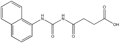4-[(naphthalen-1-ylcarbamoyl)amino]-4-oxobutanoic acid