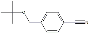 4-(tert-ブトキシメチル)ベンゾニトリル 化学構造式