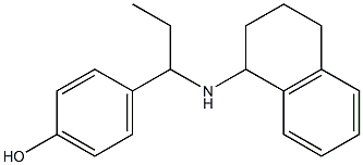  4-[1-(1,2,3,4-tetrahydronaphthalen-1-ylamino)propyl]phenol