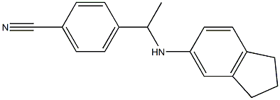  4-[1-(2,3-dihydro-1H-inden-5-ylamino)ethyl]benzonitrile