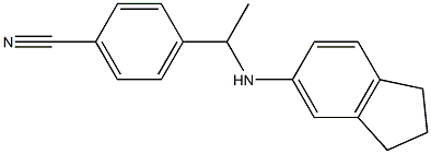 4-[1-(2,3-dihydro-1H-inden-5-ylamino)ethyl]benzonitrile