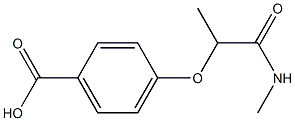 4-[1-(methylcarbamoyl)ethoxy]benzoic acid|