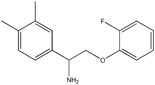 4-[1-amino-2-(2-fluorophenoxy)ethyl]-1,2-dimethylbenzene