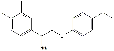 4-[1-amino-2-(4-ethylphenoxy)ethyl]-1,2-dimethylbenzene|