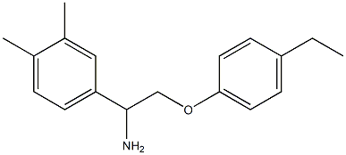 4-[1-amino-2-(4-ethylphenoxy)ethyl]-1,2-dimethylbenzene