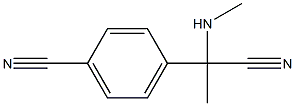  4-[1-cyano-1-(methylamino)ethyl]benzonitrile