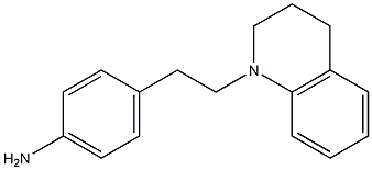 4-[2-(1,2,3,4-tetrahydroquinolin-1-yl)ethyl]aniline Structure