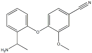 4-[2-(1-aminoethyl)phenoxy]-3-methoxybenzonitrile