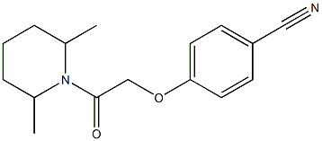 4-[2-(2,6-dimethylpiperidin-1-yl)-2-oxoethoxy]benzonitrile
