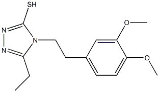  4-[2-(3,4-dimethoxyphenyl)ethyl]-5-ethyl-4H-1,2,4-triazole-3-thiol