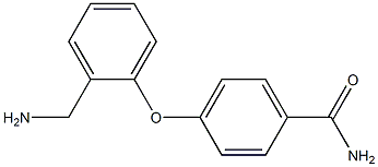 4-[2-(aminomethyl)phenoxy]benzamide Structure