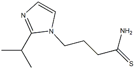 4-[2-(propan-2-yl)-1H-imidazol-1-yl]butanethioamide 化学構造式