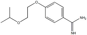 4-[2-(propan-2-yloxy)ethoxy]benzene-1-carboximidamide