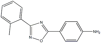 4-[3-(2-methylphenyl)-1,2,4-oxadiazol-5-yl]aniline