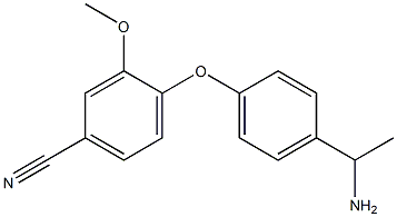 4-[4-(1-aminoethyl)phenoxy]-3-methoxybenzonitrile