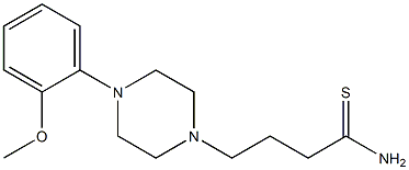 4-[4-(2-methoxyphenyl)piperazin-1-yl]butanethioamide Structure