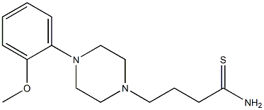  4-[4-(2-methoxyphenyl)piperazin-1-yl]butanethioamide