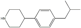  4-[4-(2-methylpropyl)phenyl]piperidine