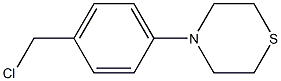 4-[4-(chloromethyl)phenyl]thiomorpholine Structure