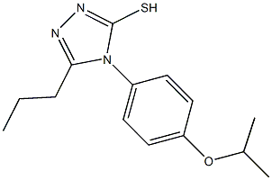  4-[4-(propan-2-yloxy)phenyl]-5-propyl-4H-1,2,4-triazole-3-thiol