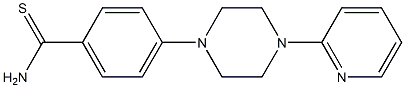 4-[4-(pyridin-2-yl)piperazin-1-yl]benzene-1-carbothioamide