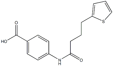  4-[4-(thiophen-2-yl)butanamido]benzoic acid