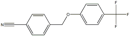 4-[4-(trifluoromethyl)phenoxymethyl]benzonitrile,1039821-25-4,结构式