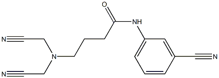 4-[bis(cyanomethyl)amino]-N-(3-cyanophenyl)butanamide