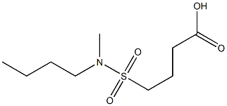 4-[butyl(methyl)sulfamoyl]butanoic acid