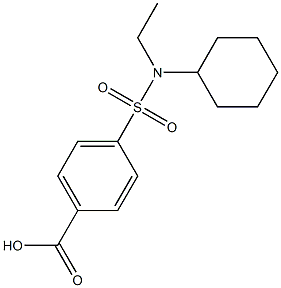 4-[cyclohexyl(ethyl)sulfamoyl]benzoic acid