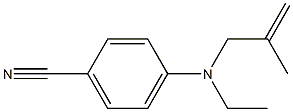 4-[ethyl(2-methylprop-2-en-1-yl)amino]benzonitrile 结构式