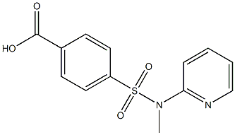 4-[methyl(pyridin-2-yl)sulfamoyl]benzoic acid Structure