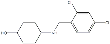 4-{[(2,4-dichlorophenyl)methyl]amino}cyclohexan-1-ol Structure
