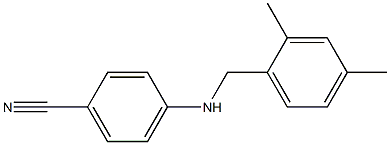  4-{[(2,4-dimethylphenyl)methyl]amino}benzonitrile