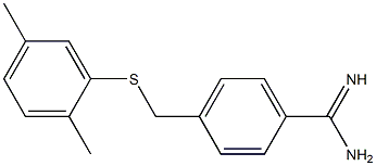 4-{[(2,5-dimethylphenyl)sulfanyl]methyl}benzene-1-carboximidamide