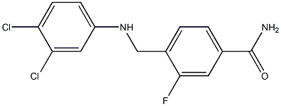  4-{[(3,4-dichlorophenyl)amino]methyl}-3-fluorobenzamide