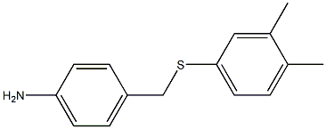 4-{[(3,4-dimethylphenyl)sulfanyl]methyl}aniline|