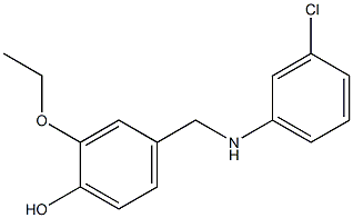 4-{[(3-chlorophenyl)amino]methyl}-2-ethoxyphenol