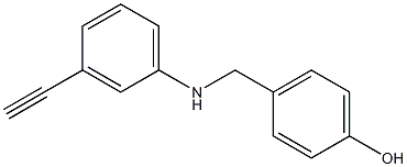 4-{[(3-ethynylphenyl)amino]methyl}phenol|